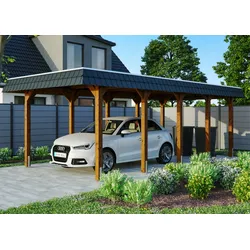 Einzelcarport SKANHOLZ "Spreewald", braun, H: 206cm, Carports