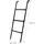 Relaxdays Trampolin Leiter schwarz 96 cm x 38 cm