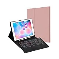 JADEMALL Tastatur Hülle mit Touchpad und Stifthalter für iPad 6. Generation 2018, iPad 5. Generation 2017, iPad Pro 9.7 Zoll, iPad Air 2 & 1,Wireless Bluetooth Tastatur QWERTZ Deutsch