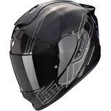 Scorpion Exo-1400 EVO II Carbon Air Reika Integralhelm - Schwarz/Silber/Blau - XXL