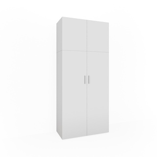 Vicco Schrank Ingo, weiß - 2 Türen Universal Mehrzweckschrank Putzschrchrank