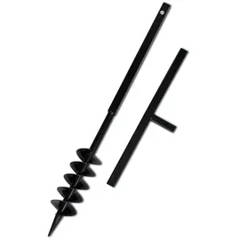 vidaXL Bohrer mit Griff 100 mm Doppelspirale Schwarz