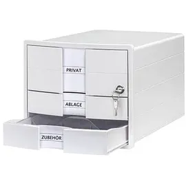 HAN Schubladenbox IMPULS 28,0 x 36,7 x 23,5 cm 3-tlg. weiß