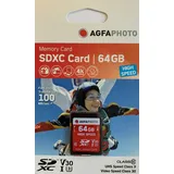 AgfaPhoto SDXC High Speed 64GB Class 10