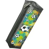 ONLINE USV-Systeme Online Federmäppchen Soccer I Stylische Federtasche für Mädchen & Jungen, ideal für Schule, Uni & Büro I Pencil Case mit praktischem Reißverschluss zur Aufbewahrung von Stiften & Kosmetik