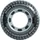 Intex 56268NP - Aufblasbarer Schwimmring Rad mit Griffen, Vinyl, Schwarz, 114 cm