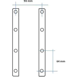 Klappbare Motorhalterung 15 PS