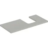 Geberit Waschtisch-Platte One 105x3x47cm, greige/lackiert m, AS re