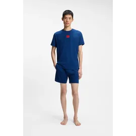 hugo underwear Pyjama Galaxy Kurzarm Blau M