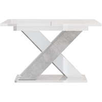 MEBLINI Esstisch Ausziehbar - Esszimmertisch Modern - Küchentisch - Säulentisch - Ausziehtisch - Dining Table - Esszimmertische - 120-160x90x75cm...