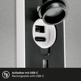 Briloner LED Akku-Außenwandleuchte Lima 6W weiß Bewegungssensor warmweiß