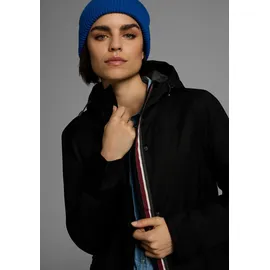 POLARINO Funktionsmantel POLARINO, Damen, Gr. 38, schwarz, Web, Obermaterial: 100% Polyester. Futter: 100% Polyester. Kapuzenfutter: 100% Polyester. Wattierung: 100% Polyester, Mäntel, Atmungsaktiv, winddicht und wasserdicht