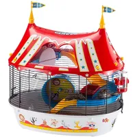 Ferplast Kleintierkäfig Circus Fun 49,5 x 34 x 42,5 cm Rot