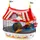 Ferplast Kleintierkäfig Circus Fun 49,5 x 34 x 42,5 cm Rot