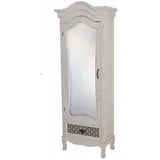 Kleiderschrank Shabby Chic Wäscheschrank Weiss Spiegelschrank Schlafraum 170cm Antik mxa013 Palazzo Exclusiv