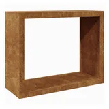 vidaXL Kaminholzregal Wetterfester Stahl 100 x 40 x 80 cm Braun