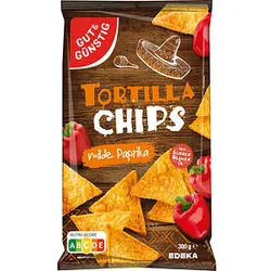 GUT&GÜNSTIG Tortilla Paprikageschmack  Chips 300,0 g