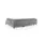S-Style Ecksofa Cord 2-Sitzer Grau