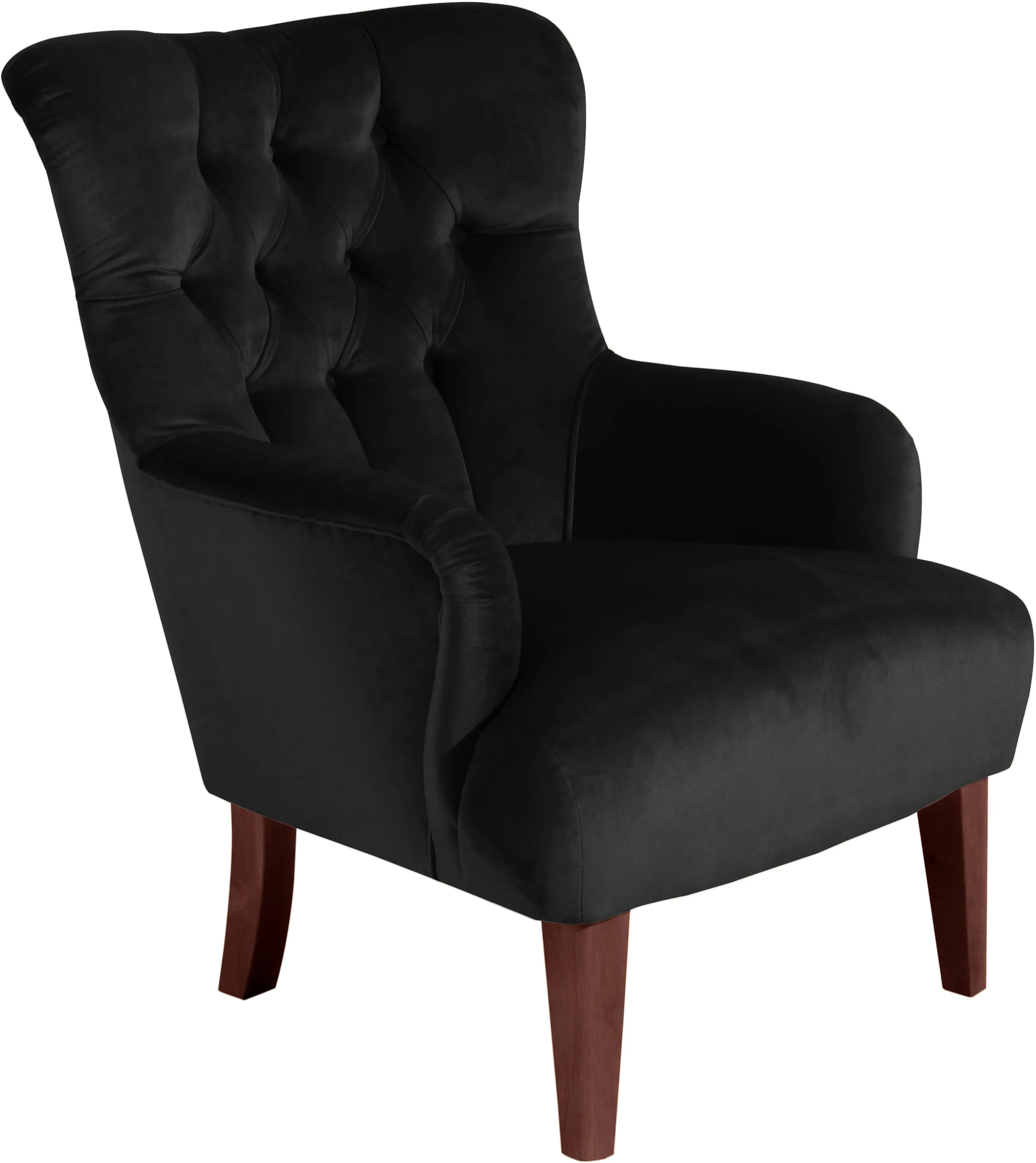 Max Winzer® Chesterfield-Sessel »Bradley, Loungesessel«, mit edler Knopfheftung Max Winzer® schwarz