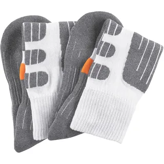 H.I.S. H.I.S Kniestrümpfe (Packung, 2 Paar), ideal für Wintersportaktivitäten H.I.S weiß-grau