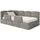 Selsey Jugendbett Cloudy 90 x 200 cm Kiefer grau grau