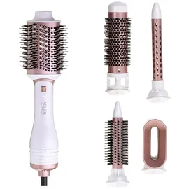 adlereurope 5-in-1 Lockenstab Haartrockner Perlweiß/Roségold