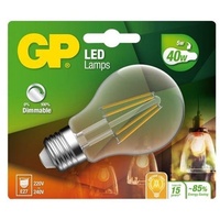 GP LED-Lampe Standard Filament 5W/827 (40W) Clear Dimmable E27