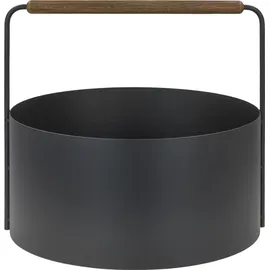 BLOMUS Kaminholzkorb ASHI Metall 45 x 42 x 45 cm Braun