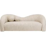 Kare DESIGN Sofa Livia 88036 Stoff Beige Creme 2-Sitzer