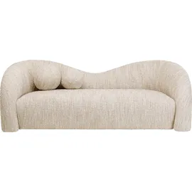 Kare DESIGN Sofa Livia 88036 Stoff Beige Creme 2-Sitzer