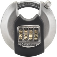 Master Lock P23615 Vorhängeschloss Silber, Schwarz
