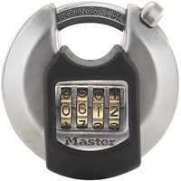 Master Lock Vorhängeschloss Silber, Schwarz