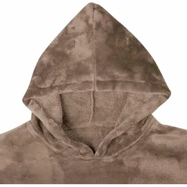vidaXL Decken-Hoodie Braun S