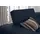 W.Schillig Eckcouch Leder L-Form 3-Sitzer Blau
