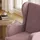 vidaXL Ohrensessel Rosa Samt 64 x 96 x 90 cm Rosa