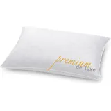 HANSKRUCHEN Premium de Luxe Daunenkissen 40 x 60 cm Weiß