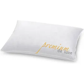 HANSKRUCHEN Premium de Luxe Daunenkissen 40 x 60 cm Weiß