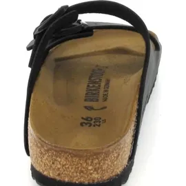 Birkenstock Arizona Weichbettung Naturleder geölt schwarz 46