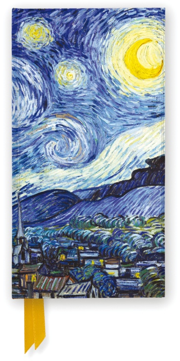Schmales Hardcover-Notizbuch: Vincent Van Gogh  Sternennacht