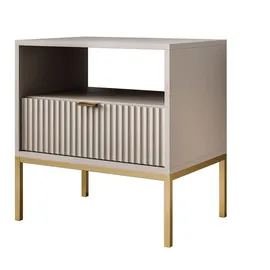 lookway Nachtschrank CORTADO 54 x 56 x 39 cm Beige