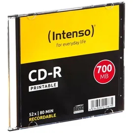 Intenso CD-R 700MB 52x bedruckbar 10er Jewelcase