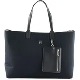 TOMMY HILFIGER Schultertasche Iconic Tommy Shopper Space Blue