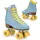 attabo Rollschuhe Mädchen Cascada Größe 40 EU Ökoleder Obermaterial Belüftung Aluminium Kufe 82A Räder Roller Skates mit Zehenschutz und Sicheres Bremsen