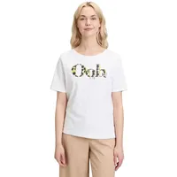 Betty Barclay Basic Shirt mit Placement in White/Beige |