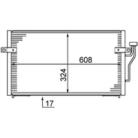 Mahle AC 213 000S Kondensator Klimaanlage u.a. passend für