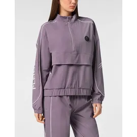 Plein Sport Scratch Yoga-Sweatjacke Herren Lila M