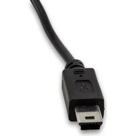 caseroxx Ladegerät Reiselader für Garmin DriveSmart 55 & Digital Traffic, hochwertiges Ladegerät mit Netzteil zum Aufladen (Flexibles, stabiles Kabel in schwarz)