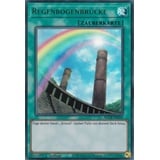 BLCR-DE055 - Regenbogenbrücke - Ultra Rare - Deutsch - 1. Auflage - im Set mit Ultrapro Toploader - Yugioh