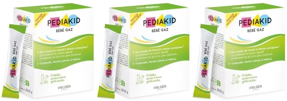 Pediakid Gas Baby 3x12 St Stiften