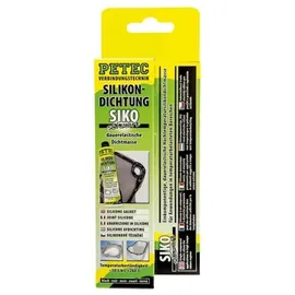 Petec Hochtemperatur-Silikondichtung schwarz 70 ml